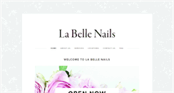 Desktop Screenshot of labellenails.net